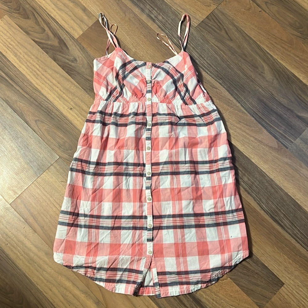 Pink plaid dress